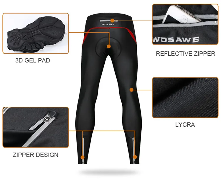 WOSAWE Mens Colorful Leggings - Imagen 7