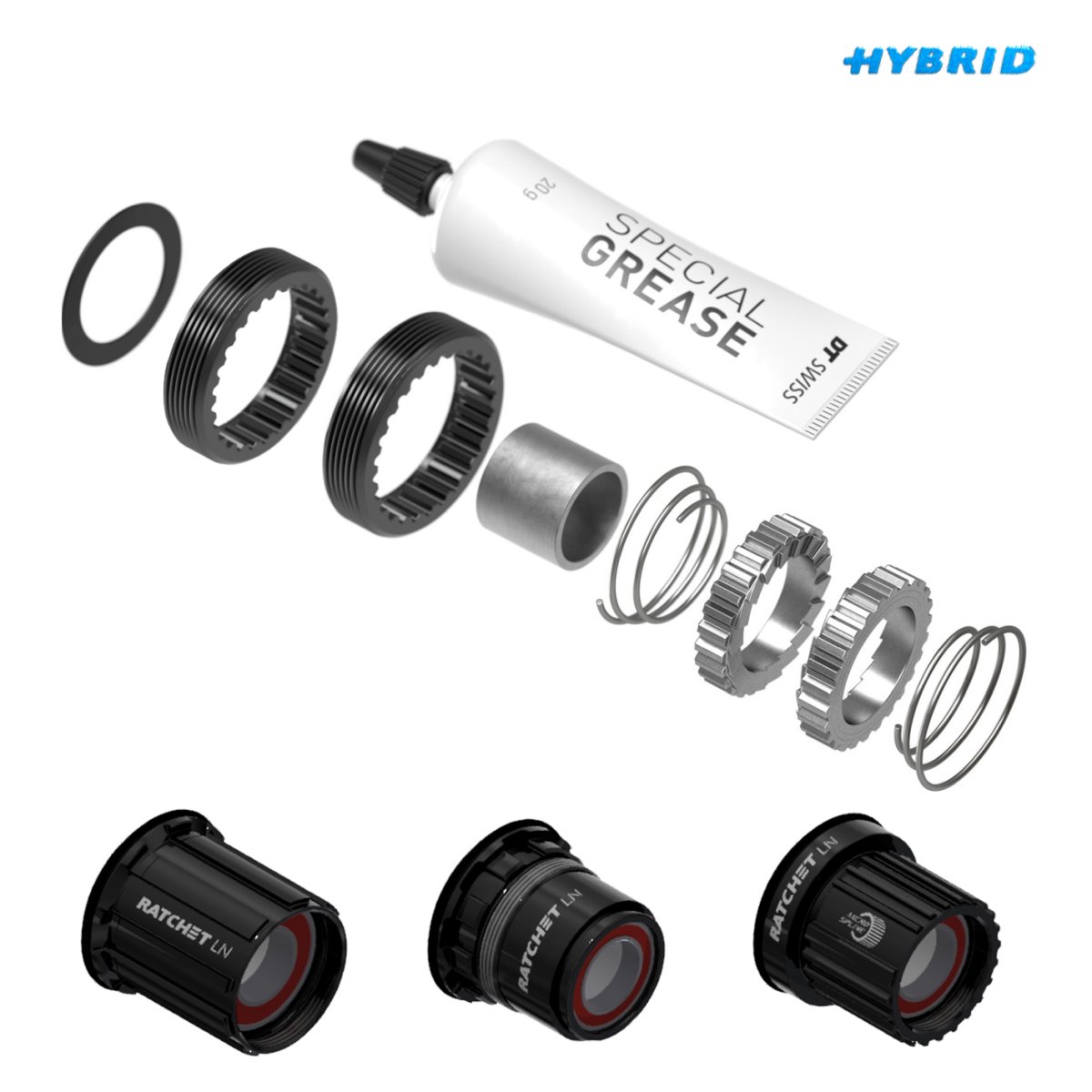 Kit Conversor DT Swiss de Trinquetes a Ratchet Hybrid