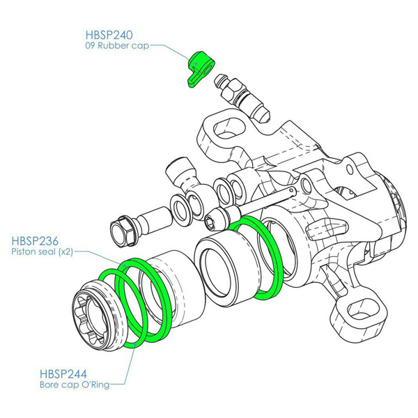 Kit Juntas Pinza HOPE X2 - Imagen 3