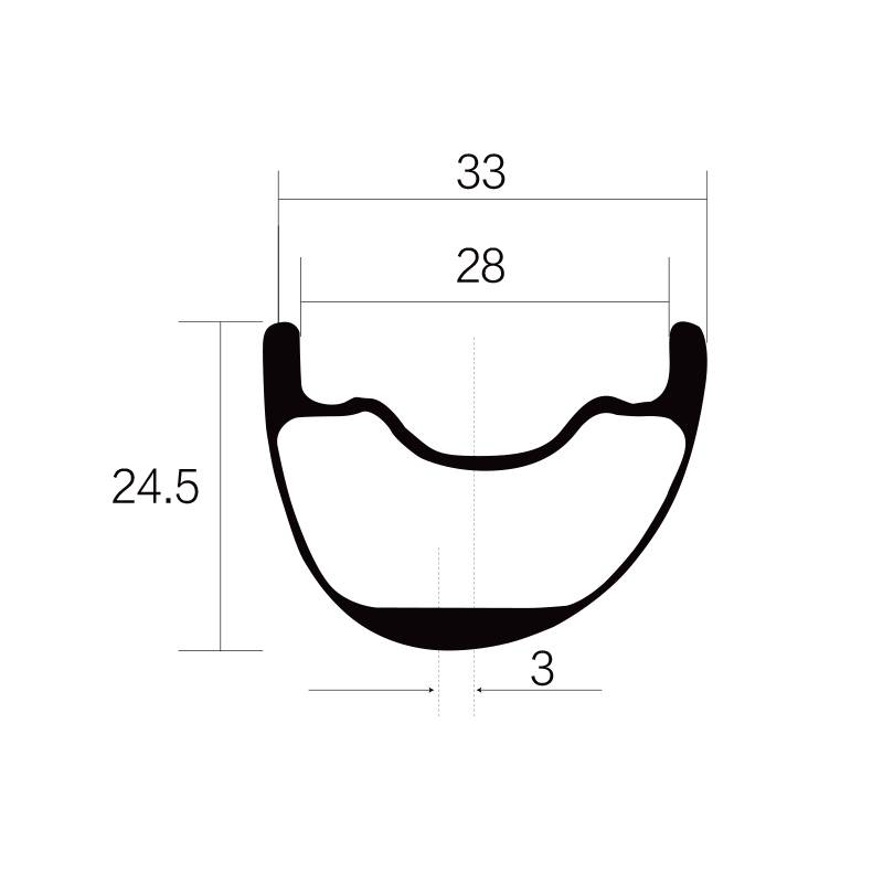 Llanta de Carbono Grafeno Yishun ASD 933 XC - Imagen 6