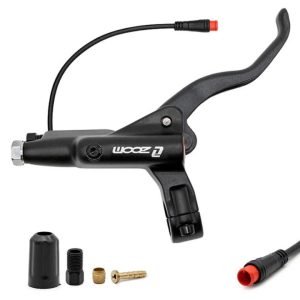 Maneta de freno hidráulica derecha negra ZOOM CR3