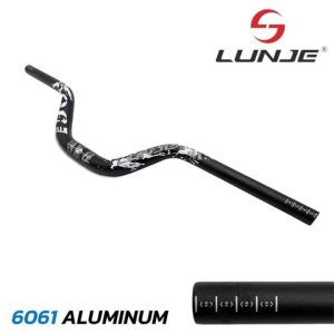 Manillar de 720mm con elevación 90mm negro