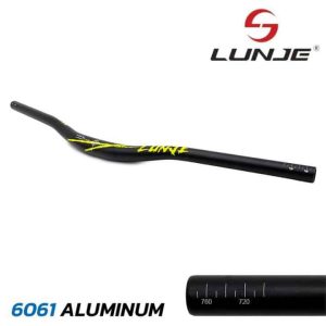 Manillar de 780mm con elevación 25mm negro-verde