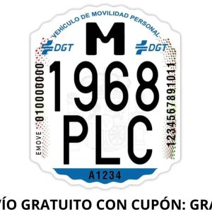 Matrícula para patinete eléctrico DGT