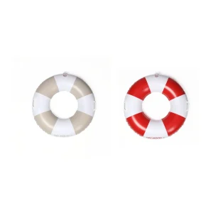 Anillos Inflables Marine Beige y Rojo