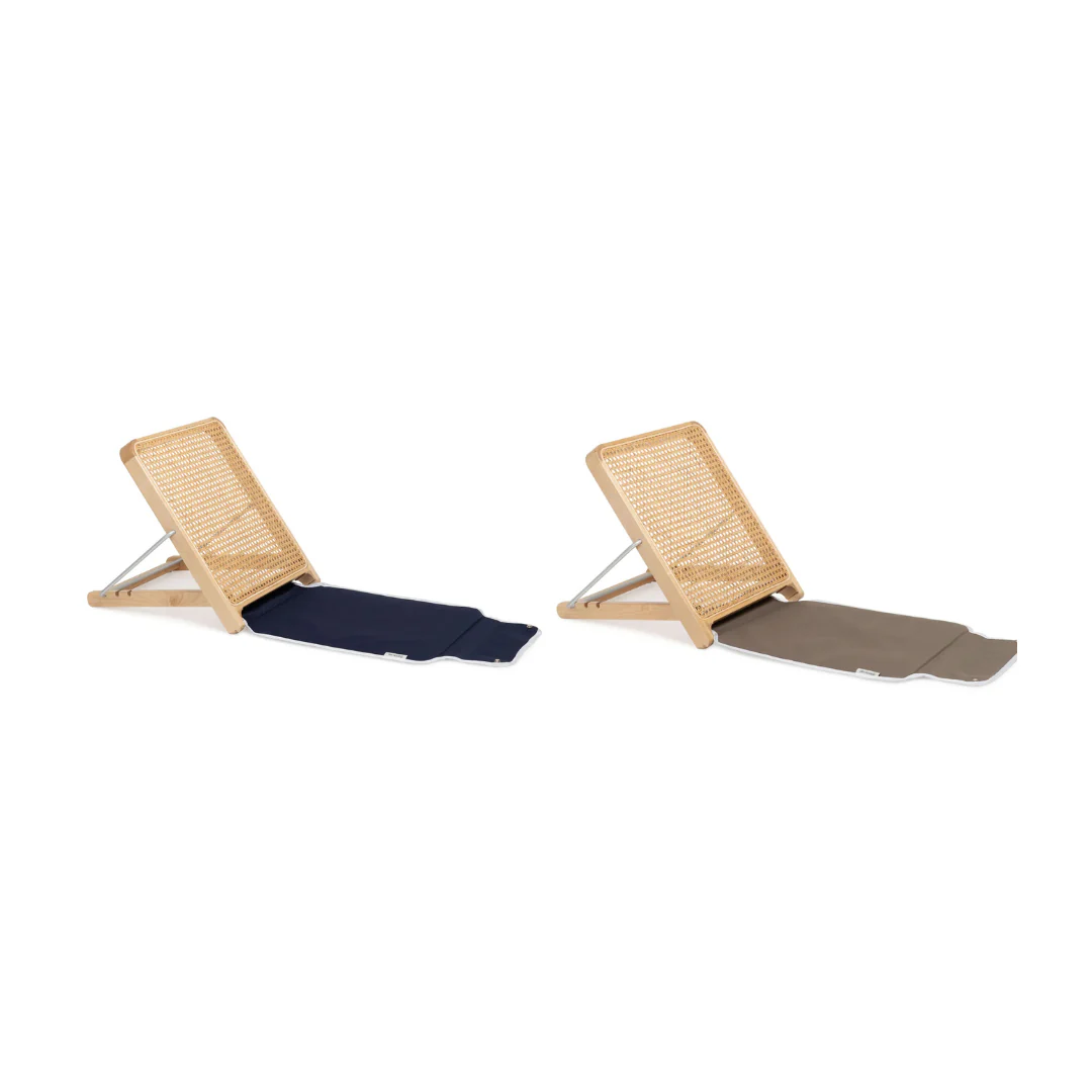 Set Respaldo Rattan Versailles Azul y Café - Imagen 2