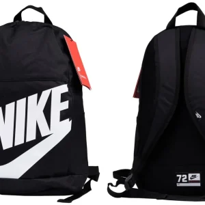 Mochila Nike Elemental escolar con estuche BA6030 - 013 negro/blanco