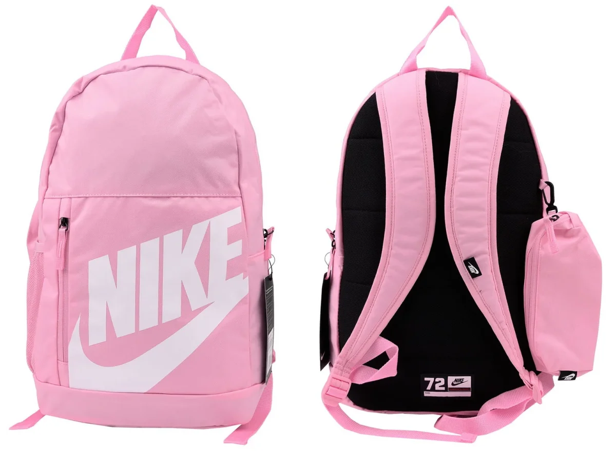 Mochila Nike Elemental escolar con estuche BA6030 - 654 rosa - Imagen 2