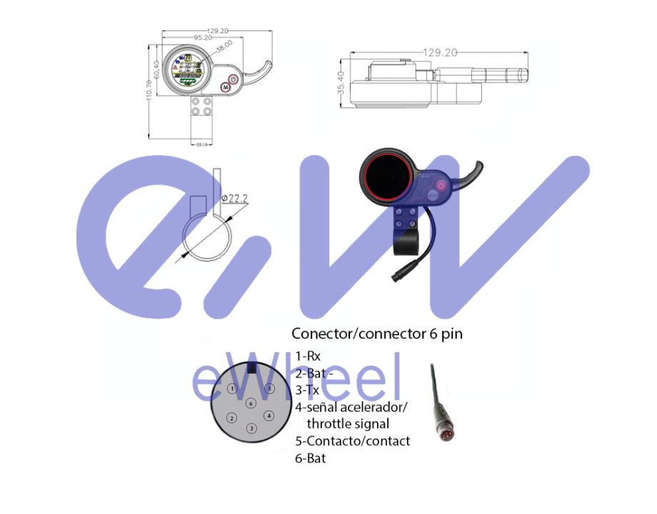 Pantalla Display QS-S4 – 6 pines - Imagen 3