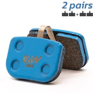 Pastilla de freno RS003-C cerámica rectangular sin tetón – 2 juegos [Ewheel]