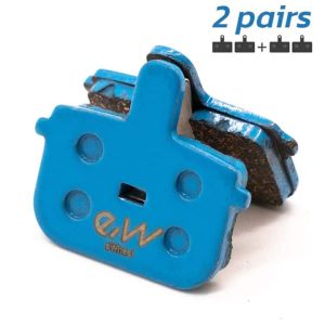 Pastilla de freno RT001-C cerámica rectangular con tetón – 2 juegos [Ewheel]