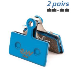 Pastilla de freno RT006-C cerámica rectangular con tetón – 2 juegos [Ewheel]