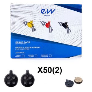 Pastillas de freno Xiaomi 1S/Pro/2/Essential resina (pack de 50 pares)