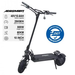 Patinete Eléctrico Adasmart X 800W 15,6Ah EVE
