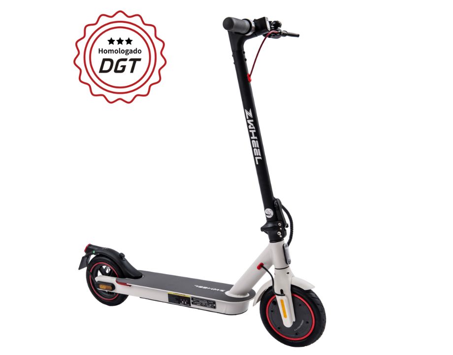 Patinete Eléctrico ZFox Black&White Homologado DGT