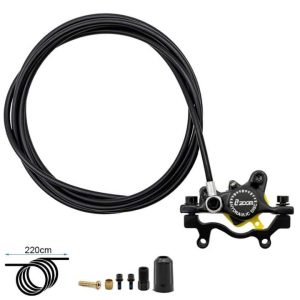 Pinza de freno hidráulica trasera IZQUIERDA ZOOM CR3 – Negra