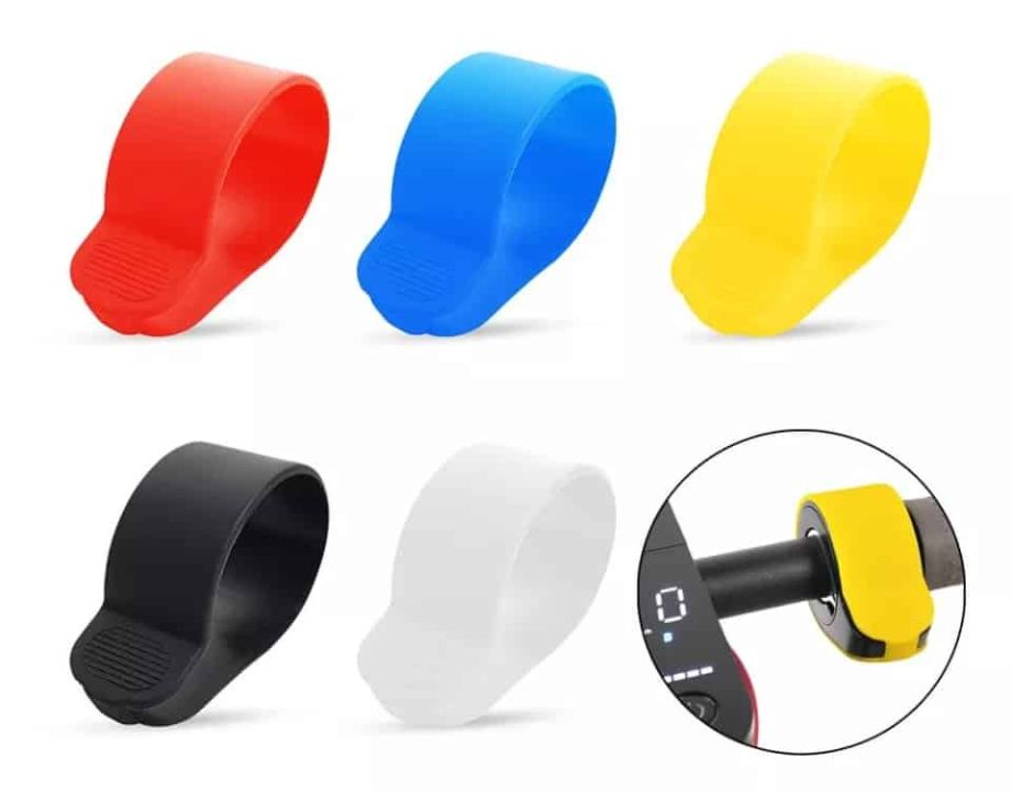 Protector/embellecedor acelerador para patinete eléctrico