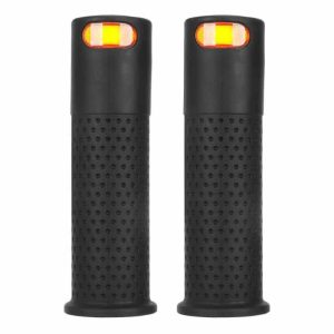 Puños Goma Negro Con Intermitentes Para Patinete