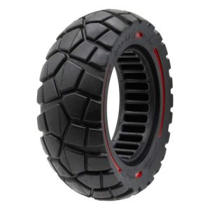 Rueda maciza 9×3-5,5 línea roja-negra [Amitor]