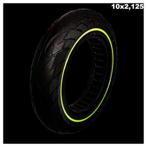 Rueda maciza ultraligera 10×2,125 – Fluorescente