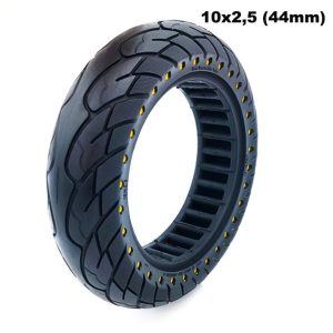 Rueda maciza ultraligera 10×2,5 – puntos amarillos (llantas de 44mm)