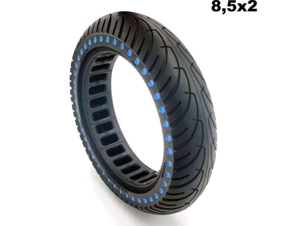 Rueda maciza ultraligera 8,5×2 – puntos azules - Imagen 2