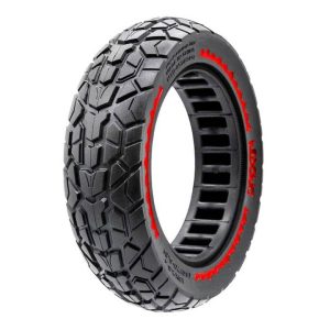 Rueda maciza ultraligera offroad 10×2,5/B44 – rojo [Nedong]