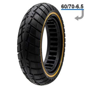 Rueda maciza ultraligera offroad 60/70-6,5 -linea amarilla (llanta de 44mm)