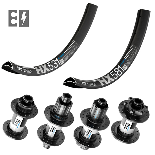 Ruedas a la carta CW Ebike DT Swiss HX con DT Swiss 350 Hybrid