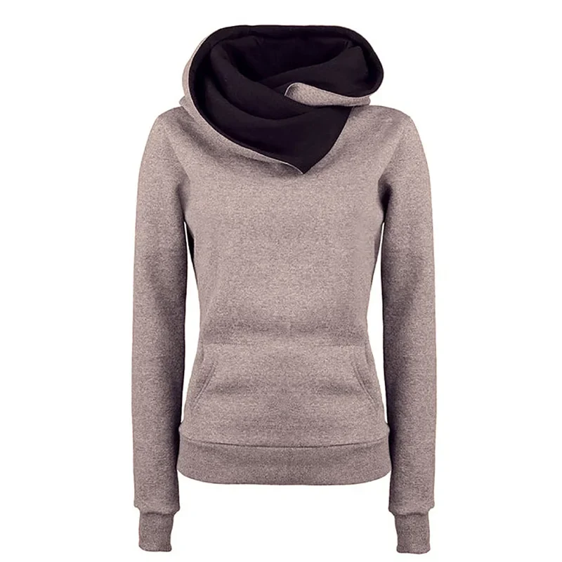 Turn Down Collar Hoodie – Women’s - Imagen 7