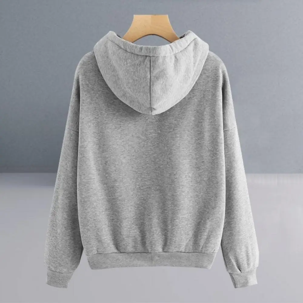 SANWOOD Solid Color Hoodie - Women's - Imagen 7
