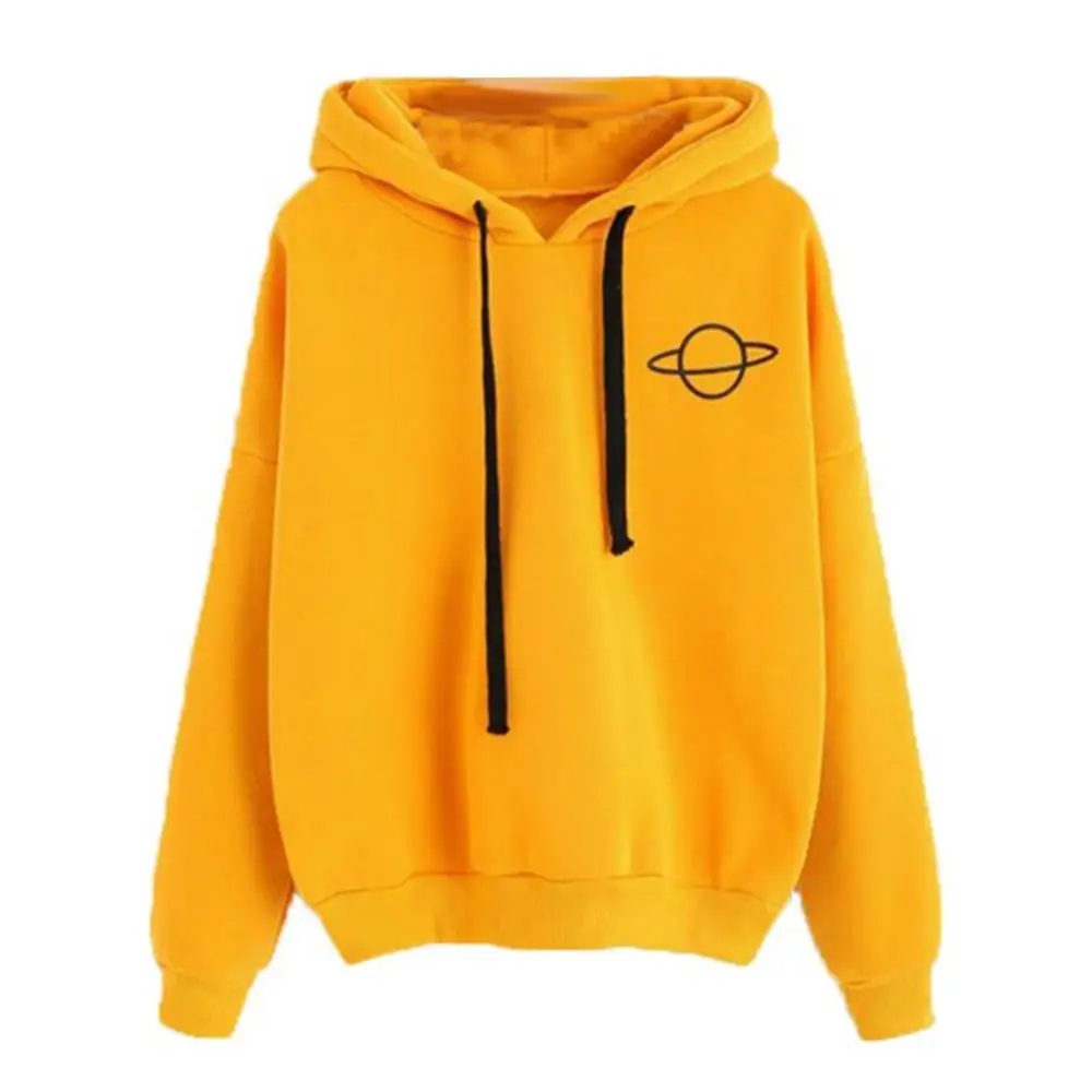 SANWOOD Solid Color Hoodie - Women's - Imagen 4