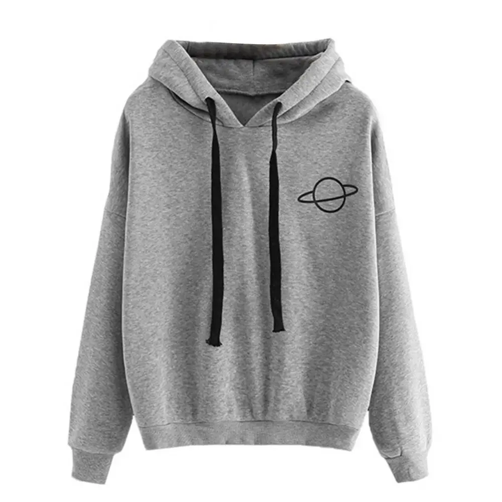 SANWOOD Solid Color Hoodie - Women's - Imagen 9