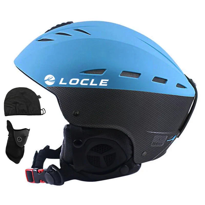 LOCLE Men Skiing Helmet Women Children Boys Girls Ski Helmet Skating Skateboard Snowmobile Motorcycle Helmets Size 52-64cm - Imagen 3