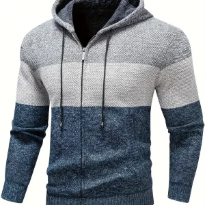 CASUAL Full Zip Hoodie For Men