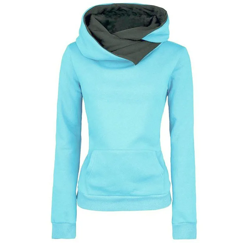 Turn Down Collar Hoodie – Women’s - Imagen 4