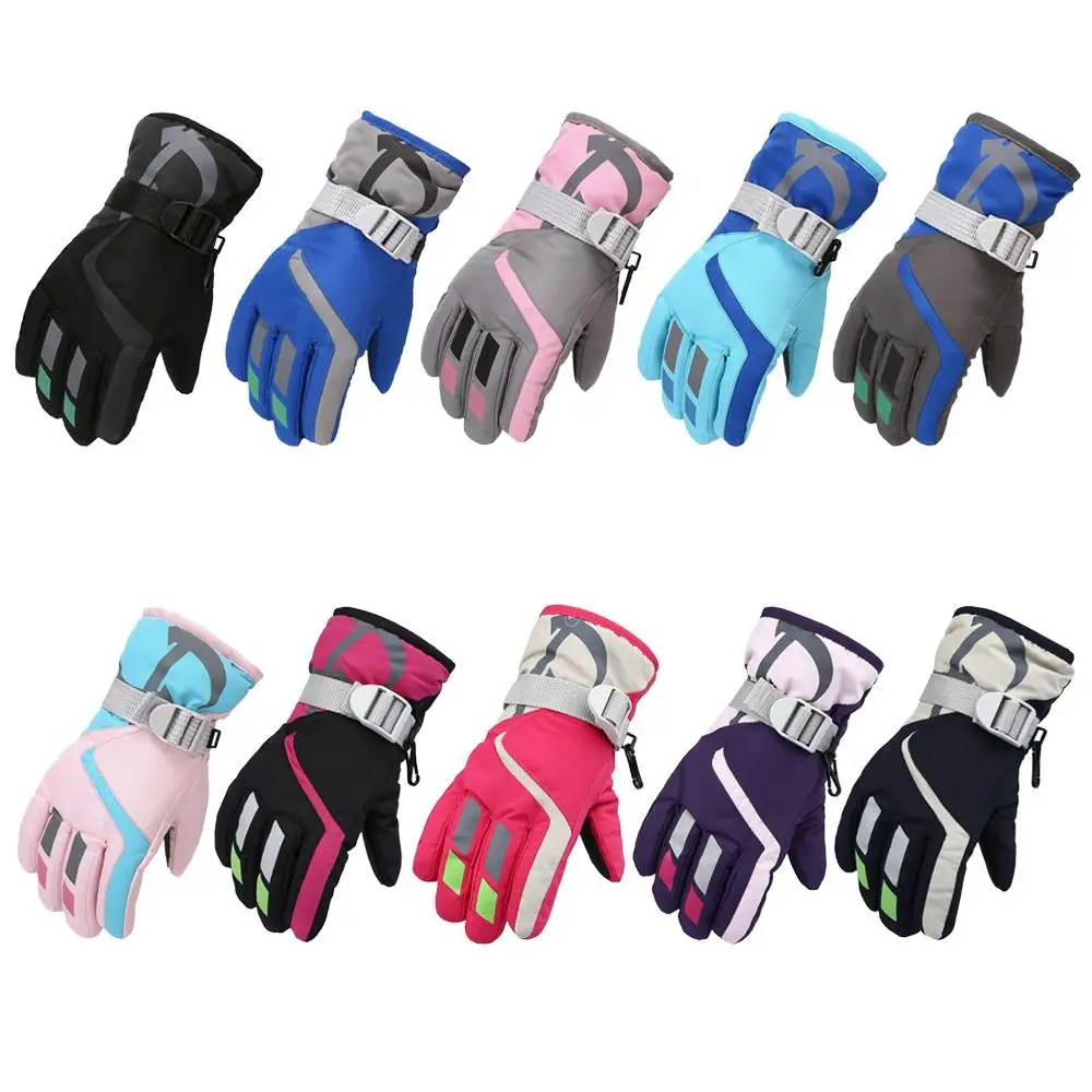 FROSTKANGO Winter Waterproof Ski Snowboard Gloves - Kid's - Imagen 3