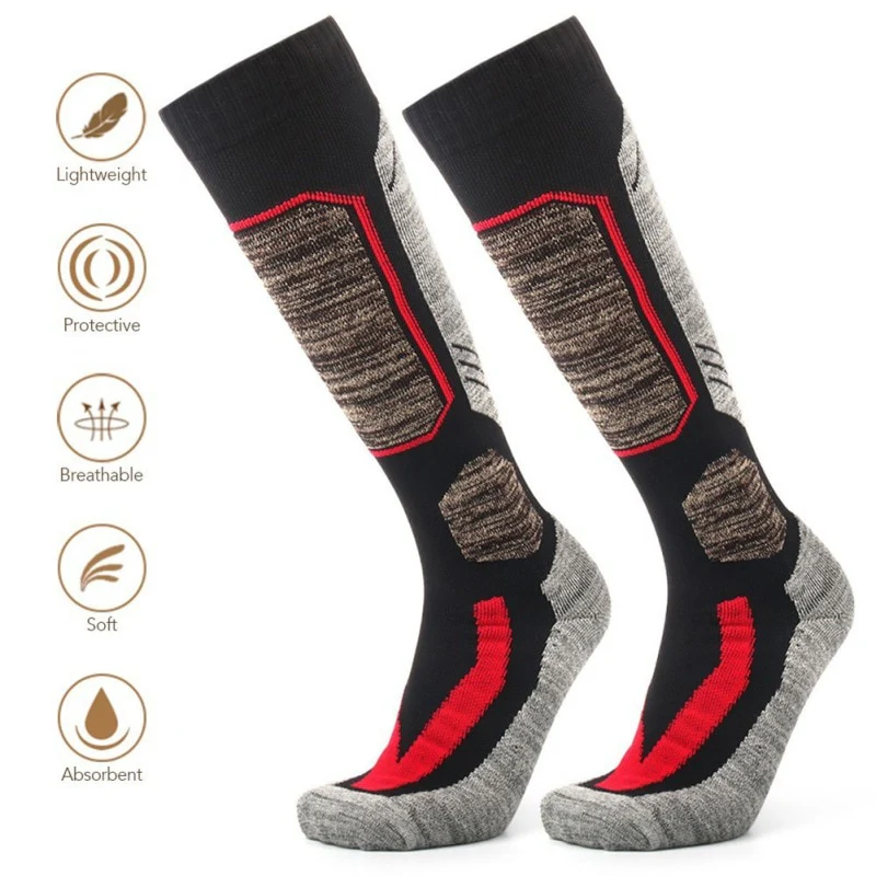 AOLIKES Padded Ski Socks - Imagen 6