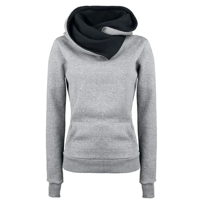 Turn Down Collar Hoodie – Women’s - Imagen 5