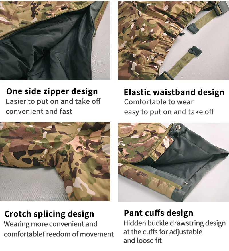 SAMCOP Thick Ski Pants Camo - Mens - Imagen 7