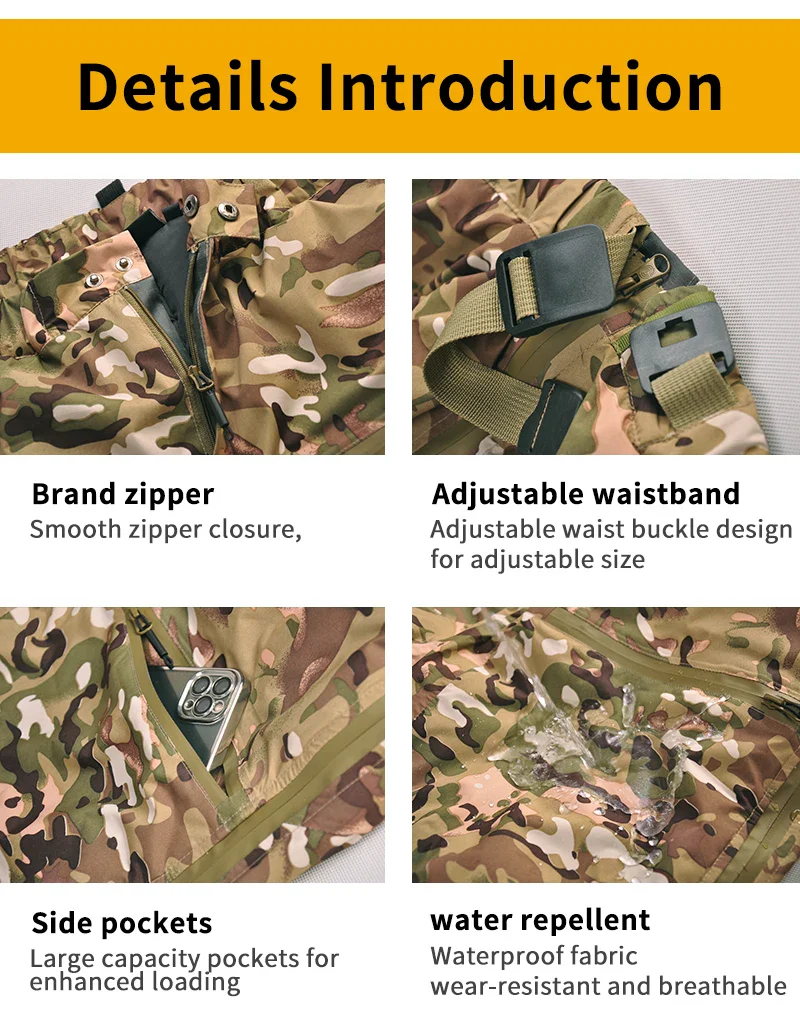 SAMCOP Thick Ski Pants Camo - Mens - Imagen 4