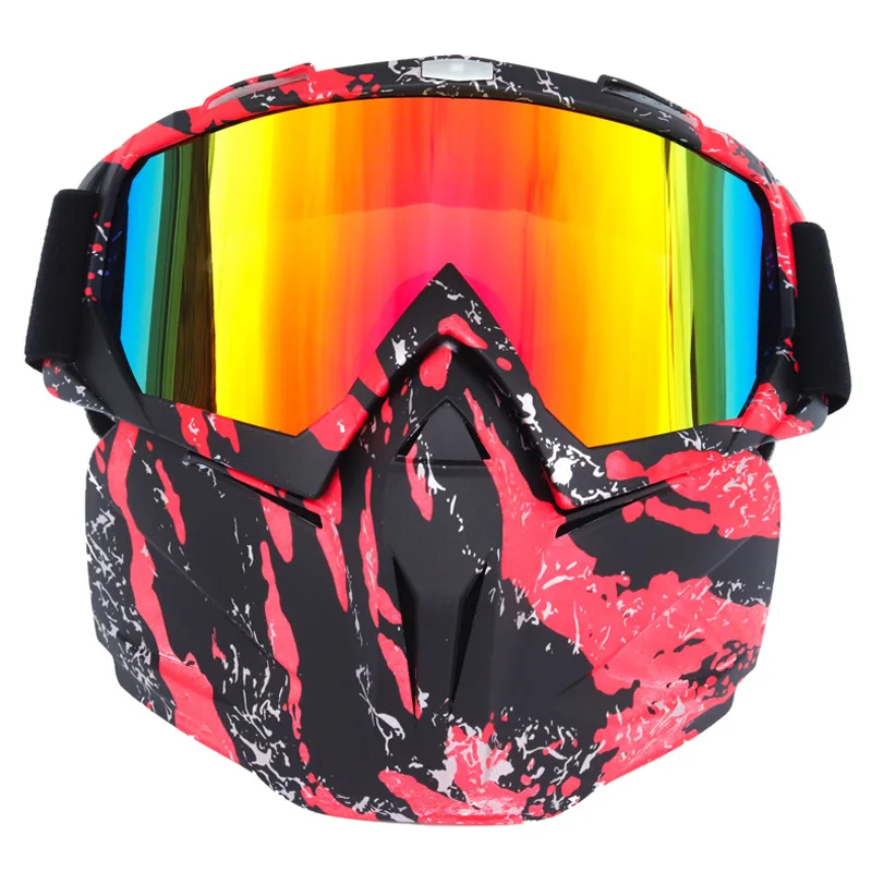 APWIKOGER Snowboard Goggles with Mask - Imagen 8