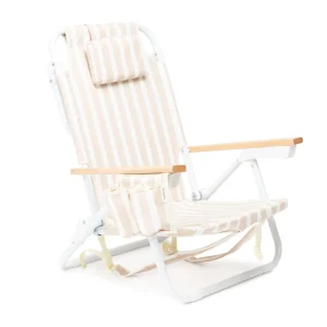 Silla playa Vintage Beige Lineas