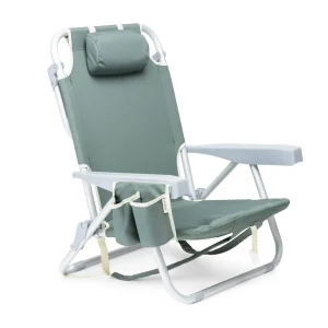 Silla playa Traveler Verde Sólido