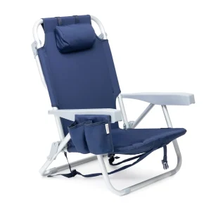 Silla playa Traveler Azul Sólido