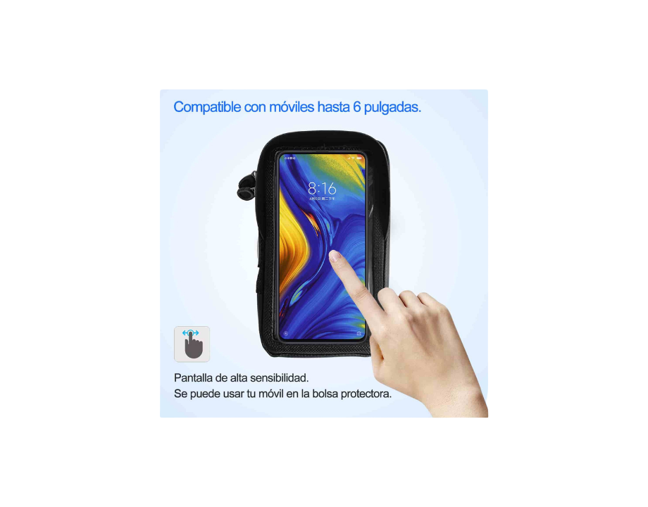 Soporte para móvil Smartphone Impermeable Zwheel