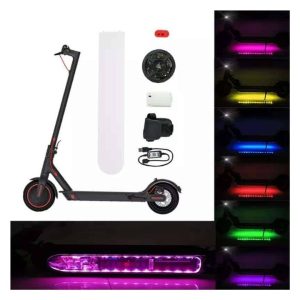 Tira led tricolor con tapa transparente para Xiaomi M365, 1S y Essential, Pro y Pro 2