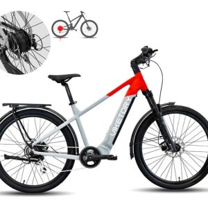 VENTIX ebike URBANA Gris/roja