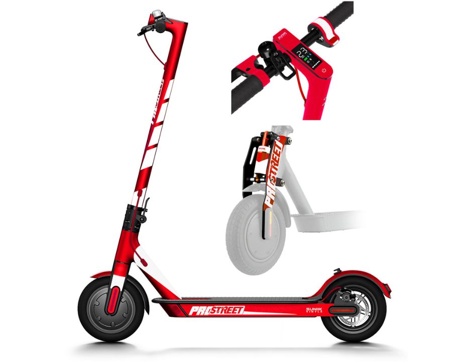 Vinilo para Xiaomi PROSTREET (rojo) - Imagen 2