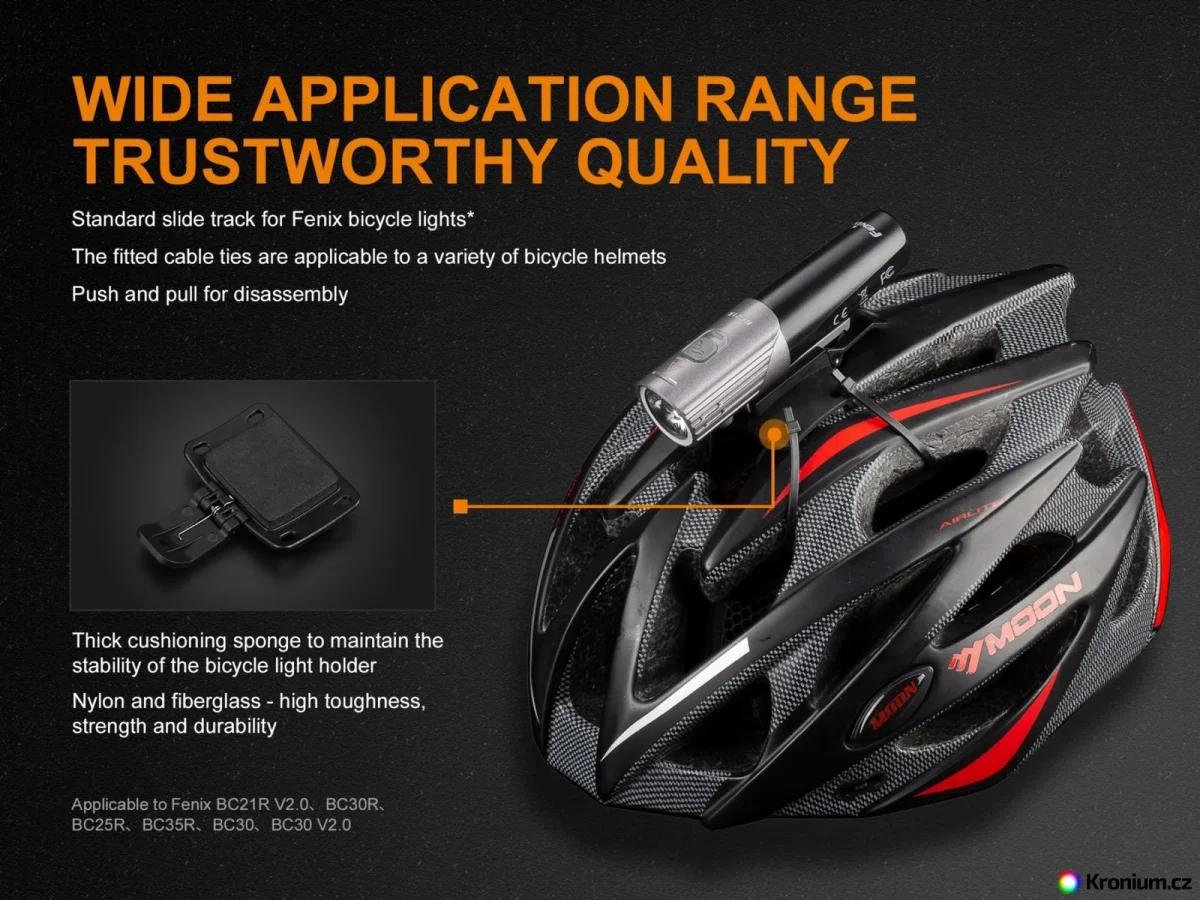 ALD-08 Soporte de casco para linterna de bicicleta Soporte de casco para linterna de bicicleta - Imagen 4